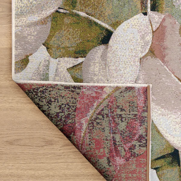 Multy Home Cappuccino Watercolour Tropical Outdoor Rug