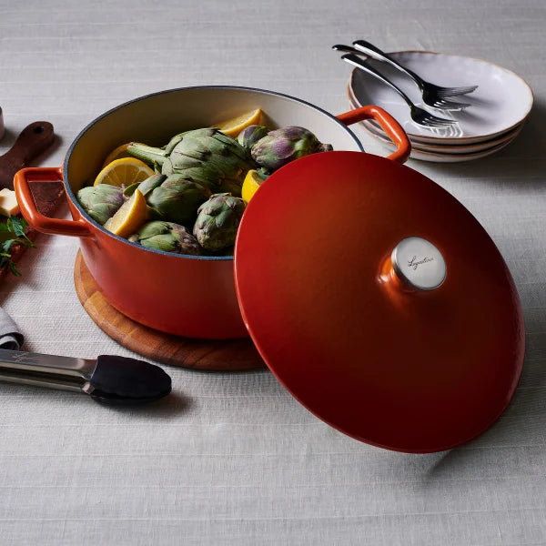 Lagostina Tuscan Collection - Sienna Enameled Cast Iron Casserole, 5.7 L (6 qt.)