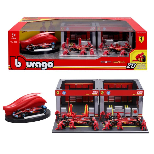 1:43 Ferrari Formula Racing Paddock