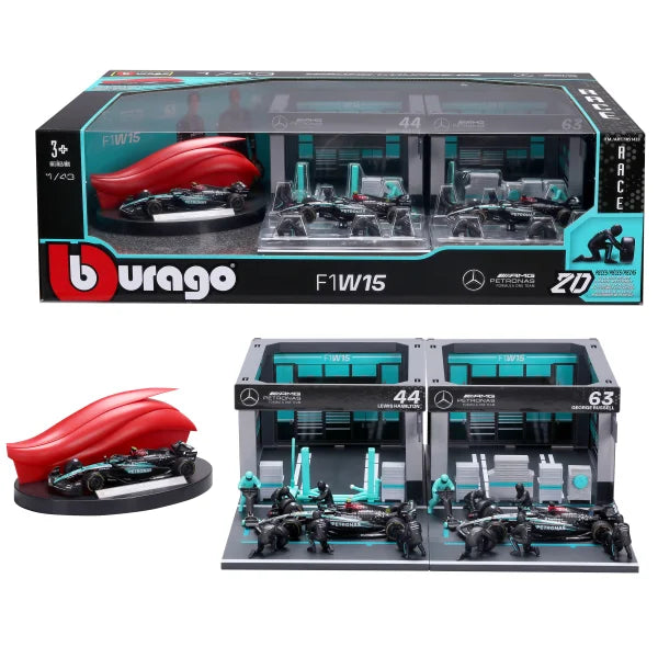 1:43 Mercedes Formula Racing Paddock