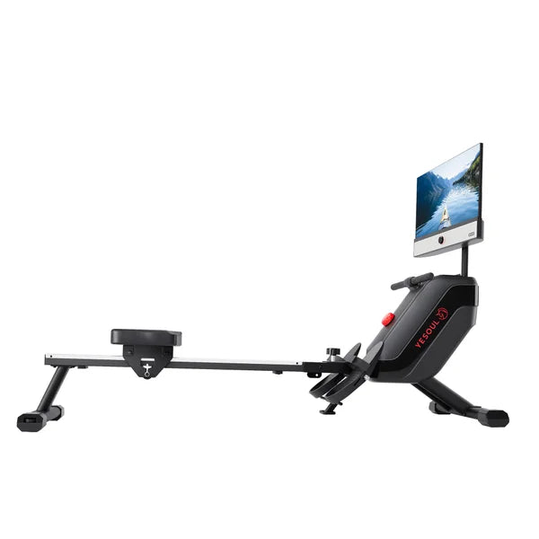 Yesoul R1 PLUS-T Rowing Machine with 21.5 in. FHD Screen, Foldable