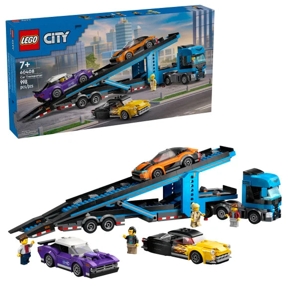 LEGO City Car Transporter Truck with Sports Cars