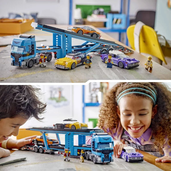 LEGO City Car Transporter Truck with Sports Cars