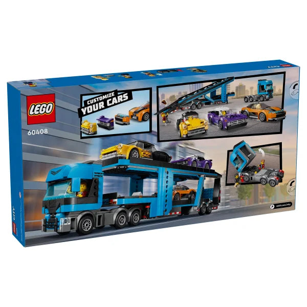 LEGO City Car Transporter Truck with Sports Cars