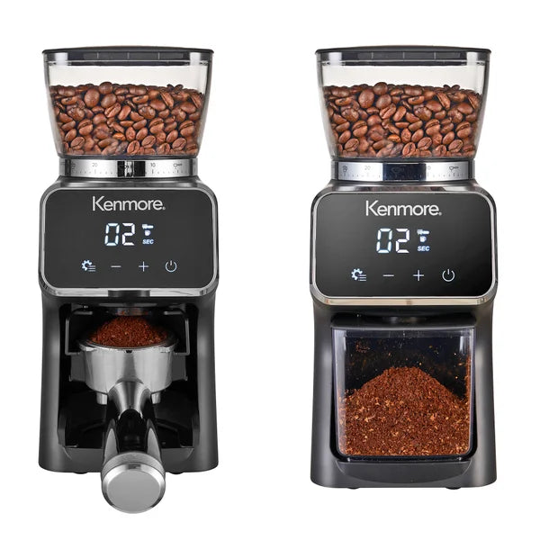 Kenmore Digital Conical Burr Coffee Grinder with 30 Grind Sizes