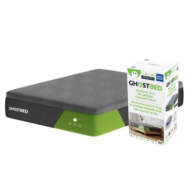 GhostBed Majestic 35.6 cm (14 in.) Mattress with Cooling Gel Memory Foam