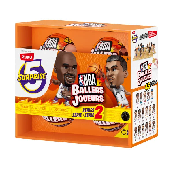 5 Surprise NBA Ballers Series 2, 4-Pack