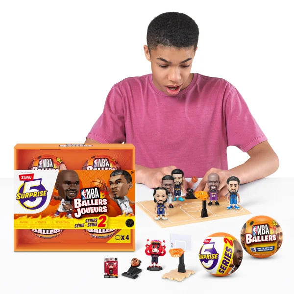 5 Surprise NBA Ballers Series 2, 4-Pack
