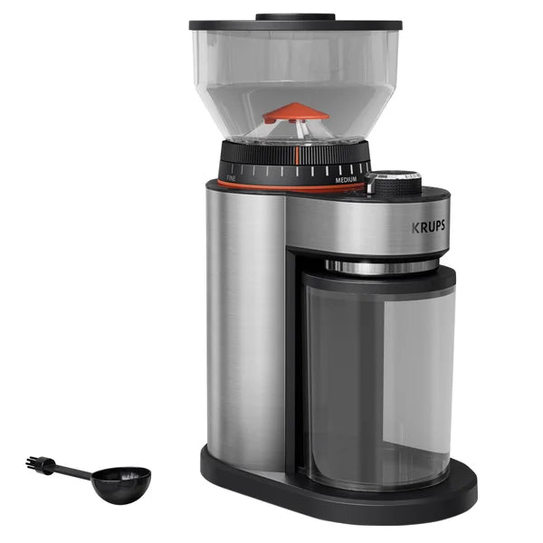 Krups 9.5 oz. Electric Burr Coffee Grinder with 18 Custom Grind Settings