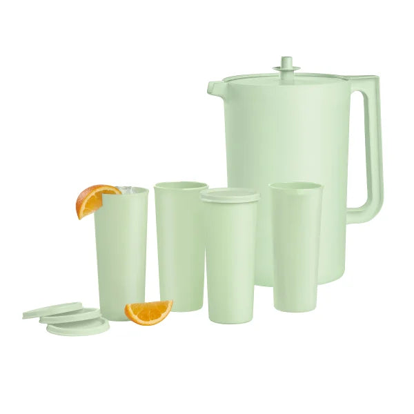 Tupperware Heritage Collection Pitcher and Tumbler Set, 5-piece