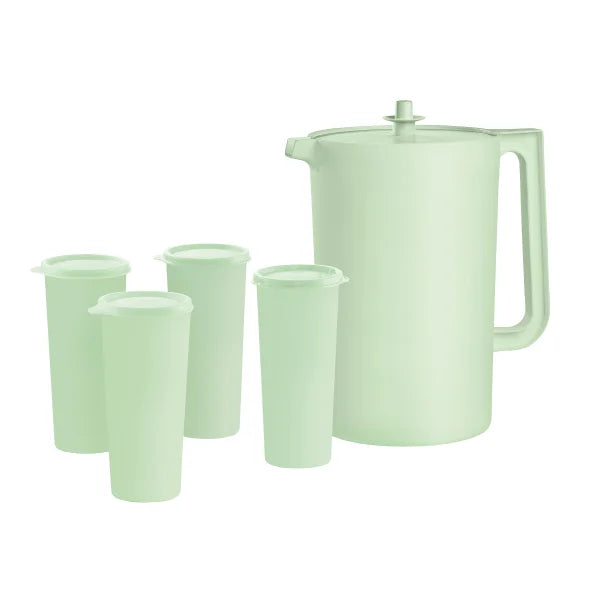 Tupperware Heritage Collection Pitcher and Tumbler Set, 5-piece