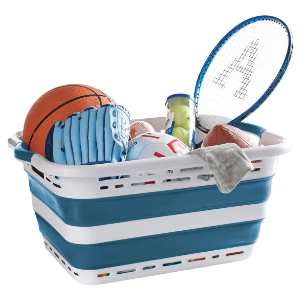 Pop and Load Collapsible Laundry Basket, 2-pack