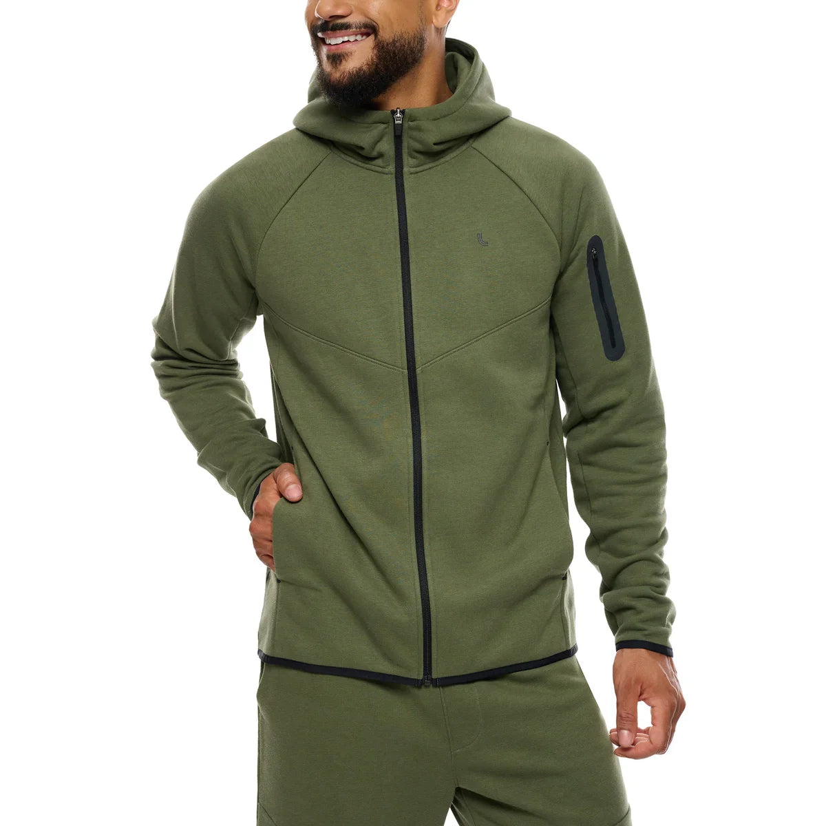 Lole – Men’s Full-Zip Fleece Hoodie - alternate view 7