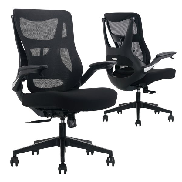 La-Z-Boy Mid-back Mesh Office Chair, Black