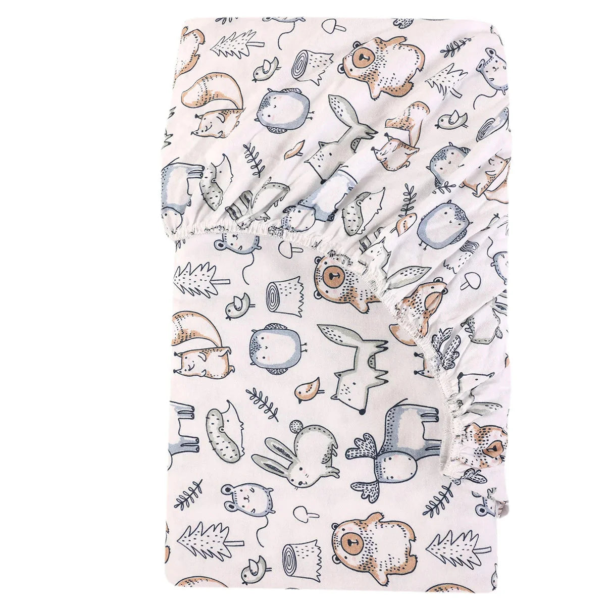 Baby's First by Nemcor Cotton Fitted Crib Sheets, 2-pack