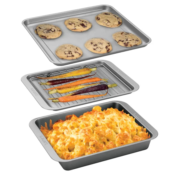 Cuisinart Non-Stick Toaster Oven Bakeware, 4-pieces