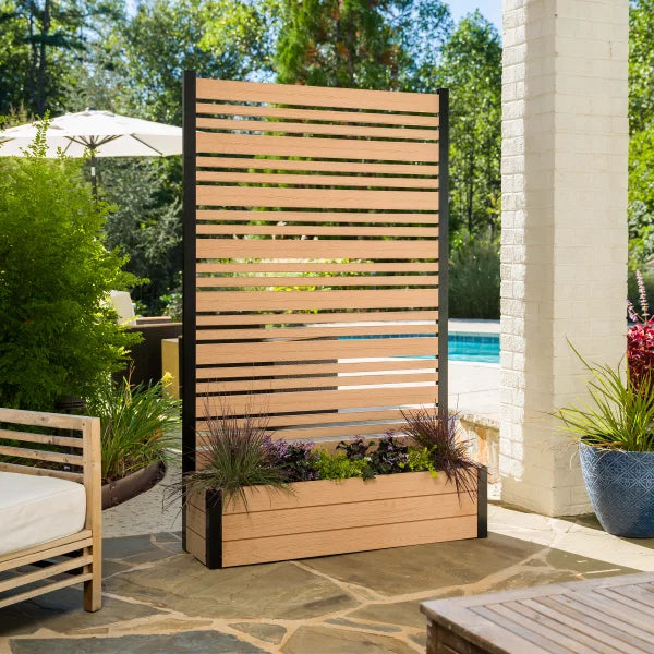 Florence Screen Kit with Planter Box, 1 Panel  6 ft.