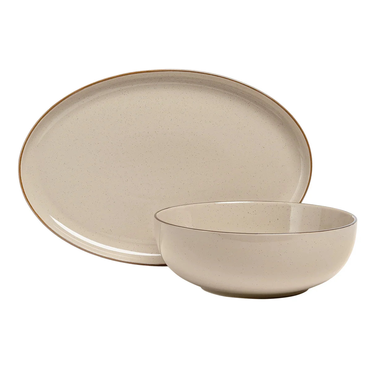 over&back Options Stoneware Serving Set, 2-piece