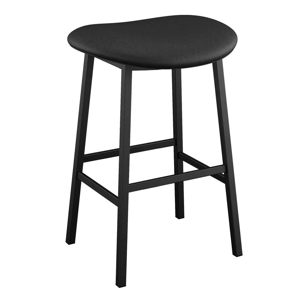 Amisco Winston Counter Stool Black Metal