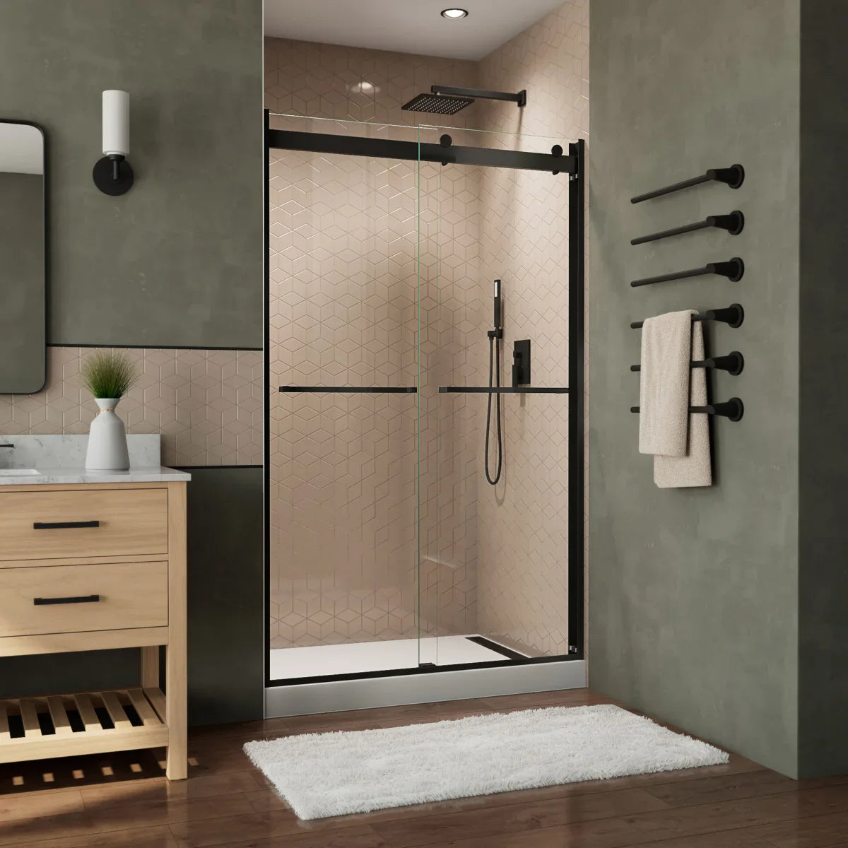DreamLine Essence 48 in. × 76 in. Bypass Shower Door