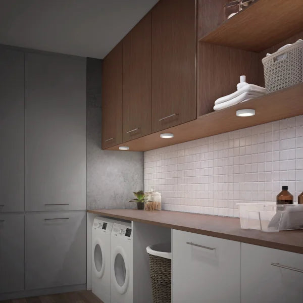 Artika Accent Rechargeable Puck Lights, Pack of 3