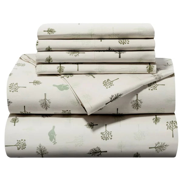 Roots Home Cotton Sateen 300 Thread Count Sheet Set
