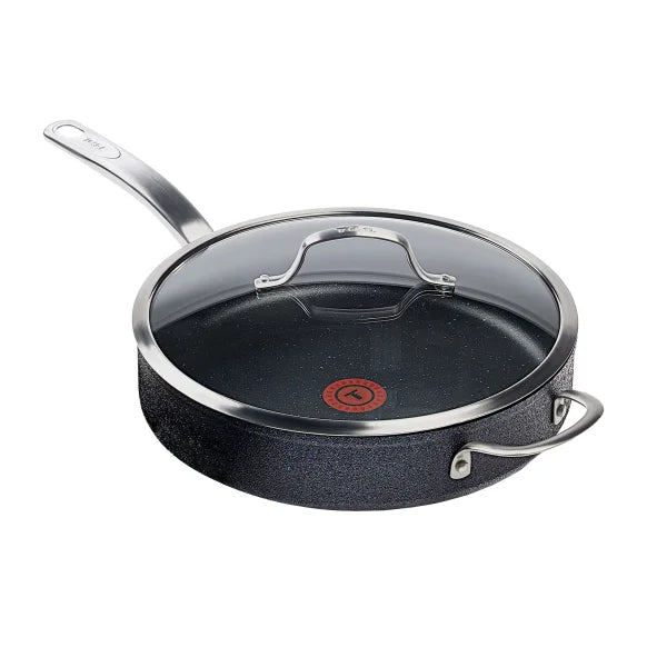 T-Fal Stone Shield Non-Stick Deep Sauté Pan with Lid, 4.7 L (5 qt.)