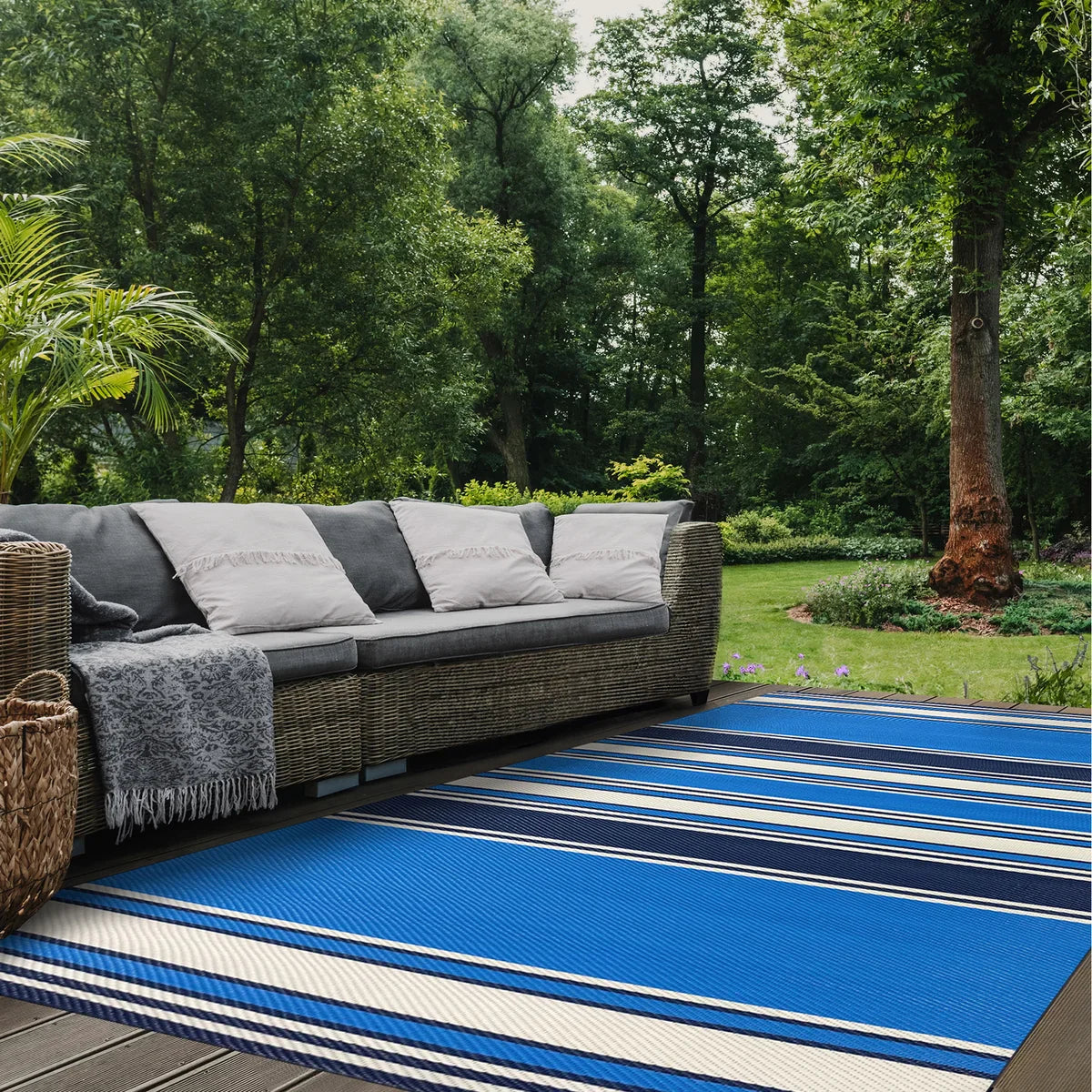 Sonoma Stripes Reversible Outdoor Area Rug