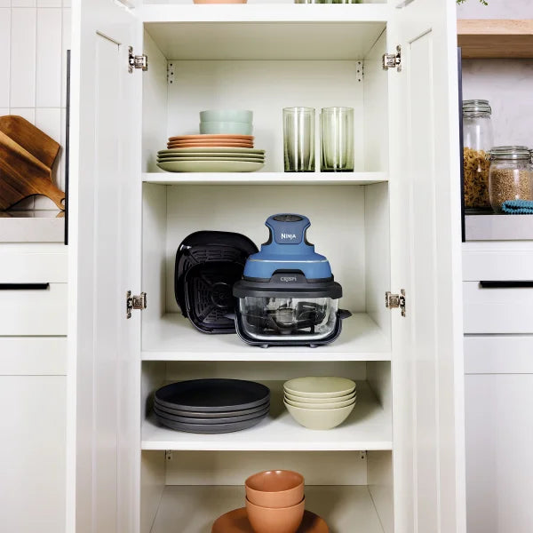 Ninja Crispi 5-in-1 Portable Glass Air Fry Cooking System, 3 Containers and Cover