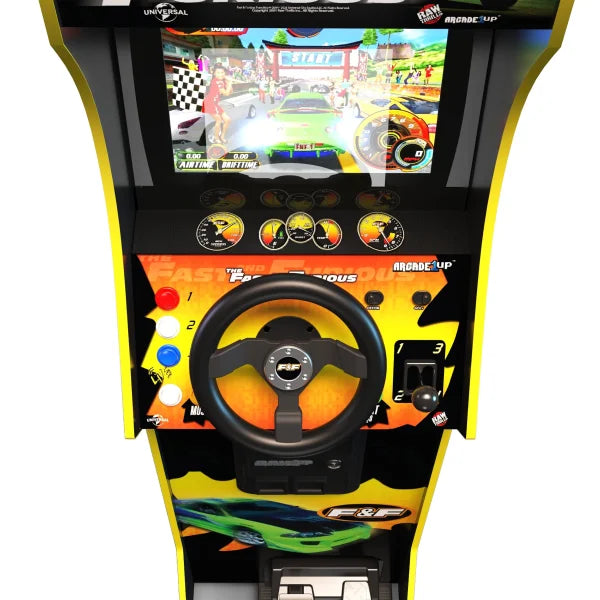 Arcade1Up The Fast & The Furious Deluxe Arcade Machine 2-in-1 Games