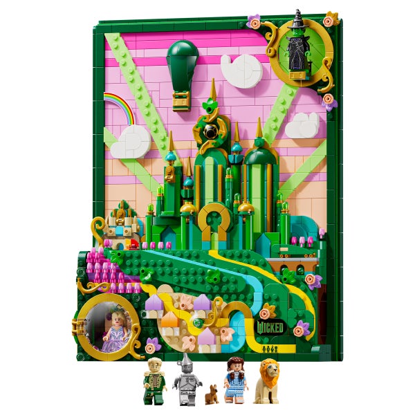 LEGO Wicked Emerald City Wall Art for Adults 75685