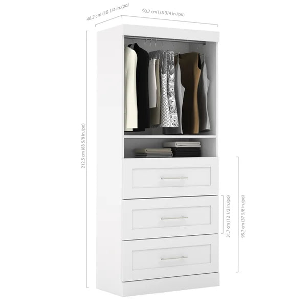 Bestar Boutique Concept Closet