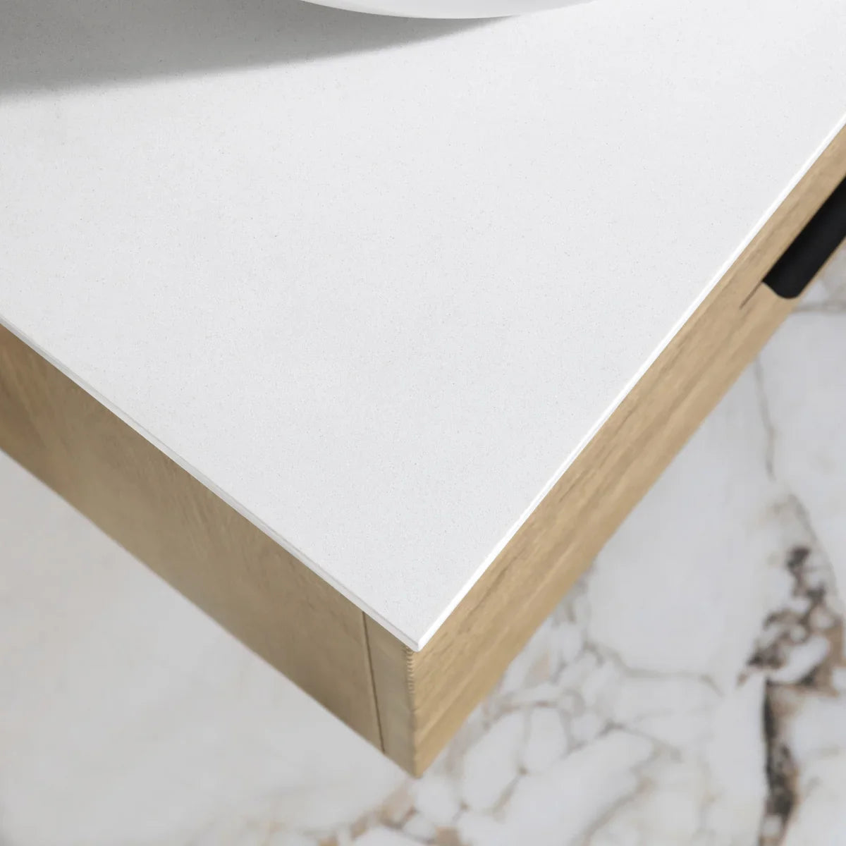 Ove Decors Archie Walnut Vanity with Engineered Stone Top