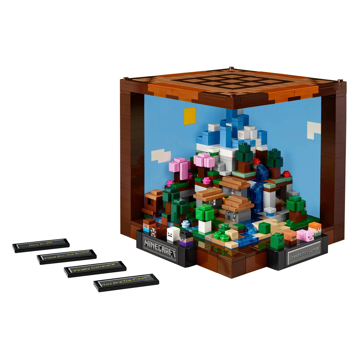 LEGO Minecraft The Crafting Table Build and Display Set for Adults