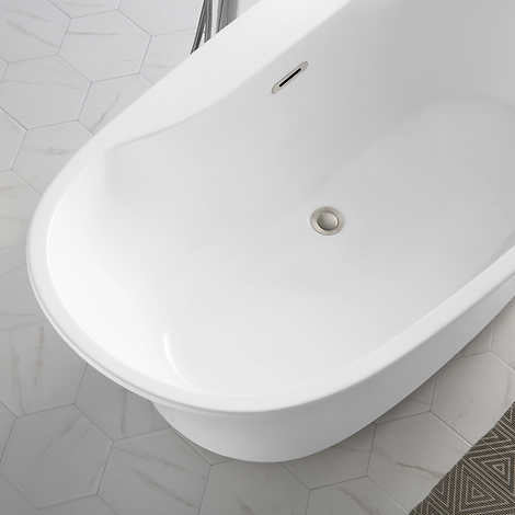 OVE Decors Braden Seamless Freestanding Bathtub