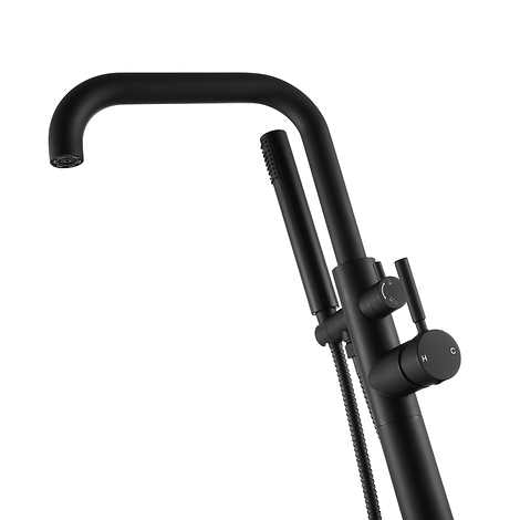 OVE Mikhail Freestanding Bathtub Faucet with Hand Shower