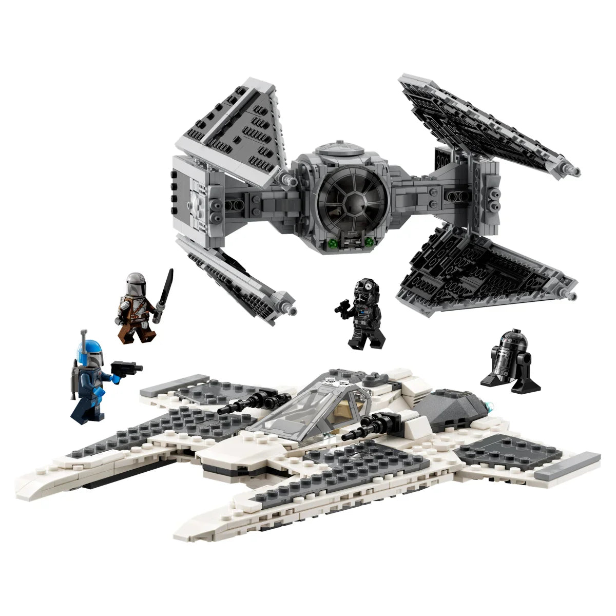 LEGO Star Wars Mandalorian Fang Fighter vs. TIE Interceptor