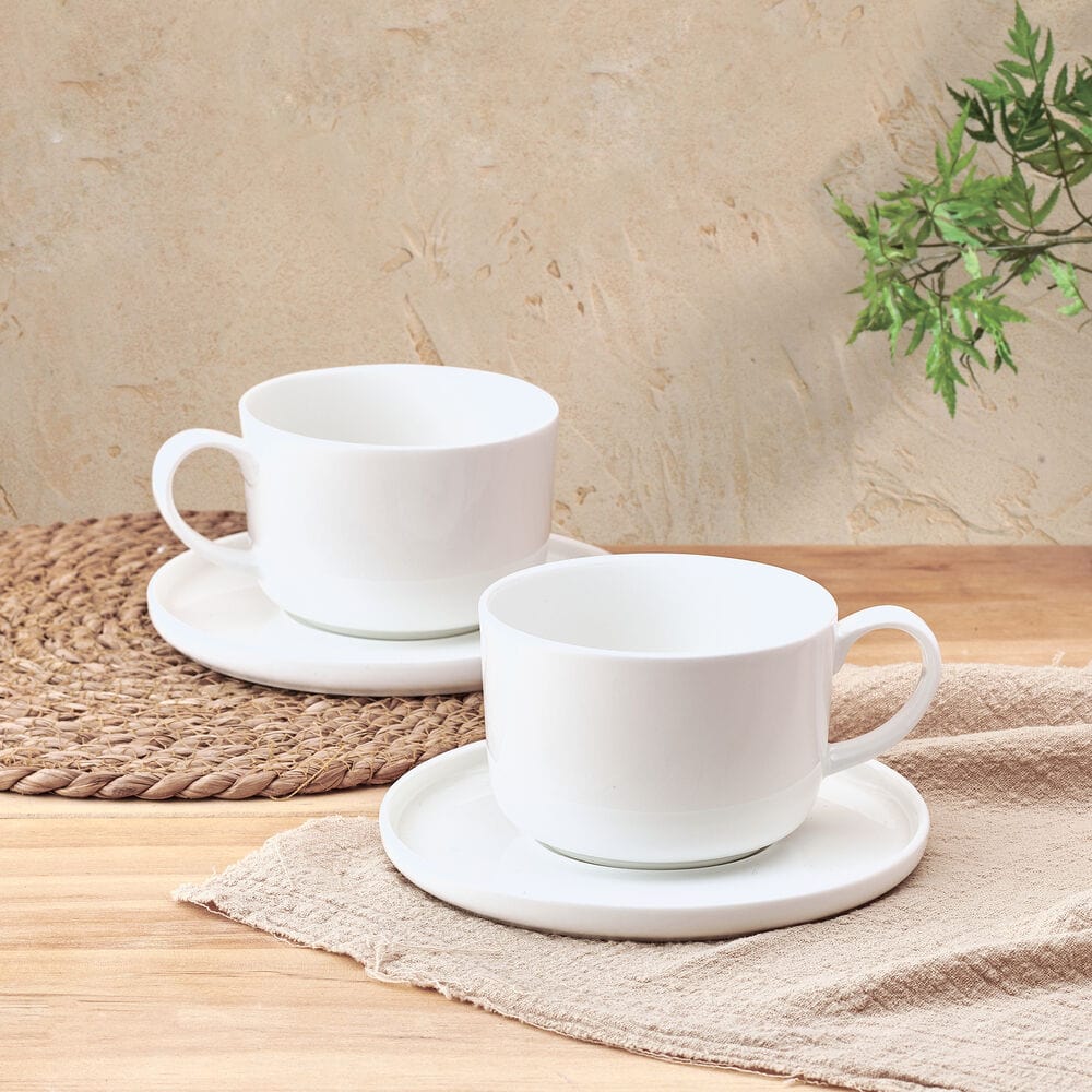 Samantha Set of 2 Teacups and Saucers - alternate view 2