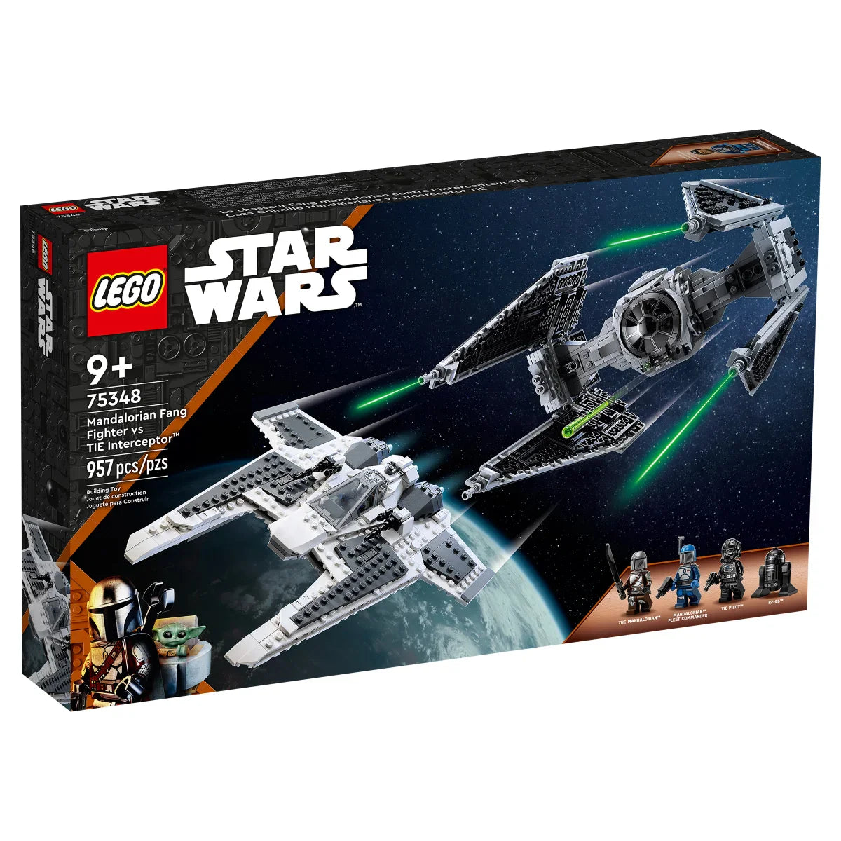 LEGO Star Wars Mandalorian Fang Fighter vs. TIE Interceptor