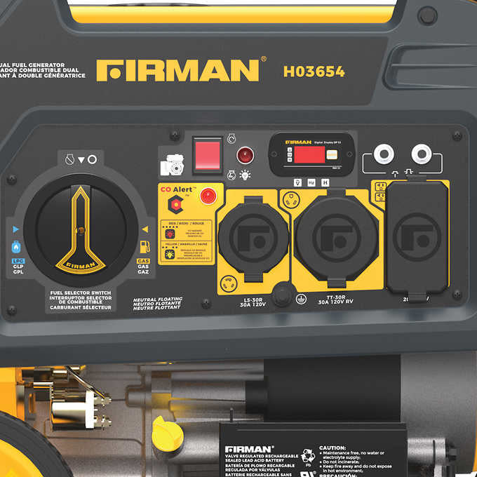 Firman 4550/3650W Dual Fuel Generator