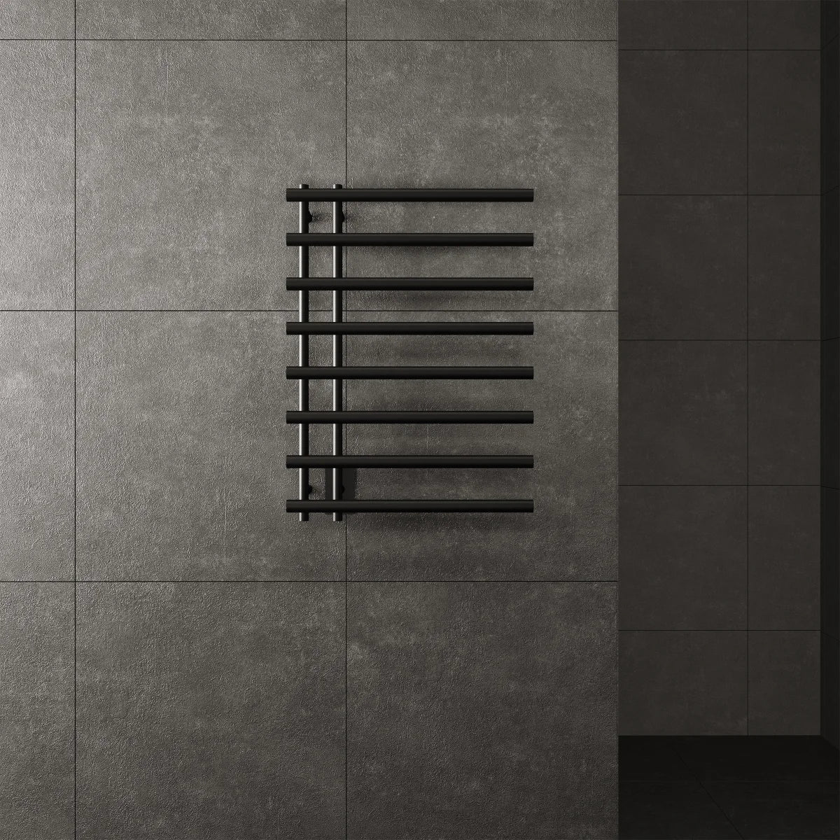 Paris Mirror Leto 8 Bar Heated Towel Warmer