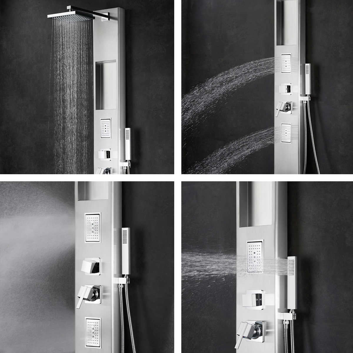 Akuaplus Olivia Pressure Balance Shower Panel