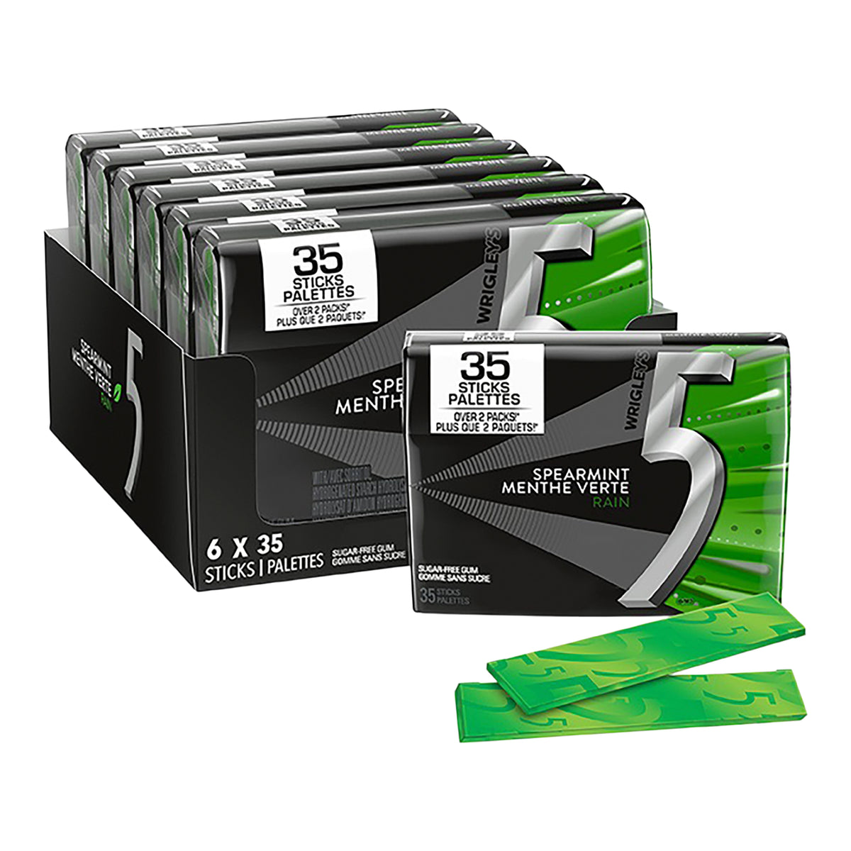 5 Gum Rain Megapack, -6-×-35-pieces