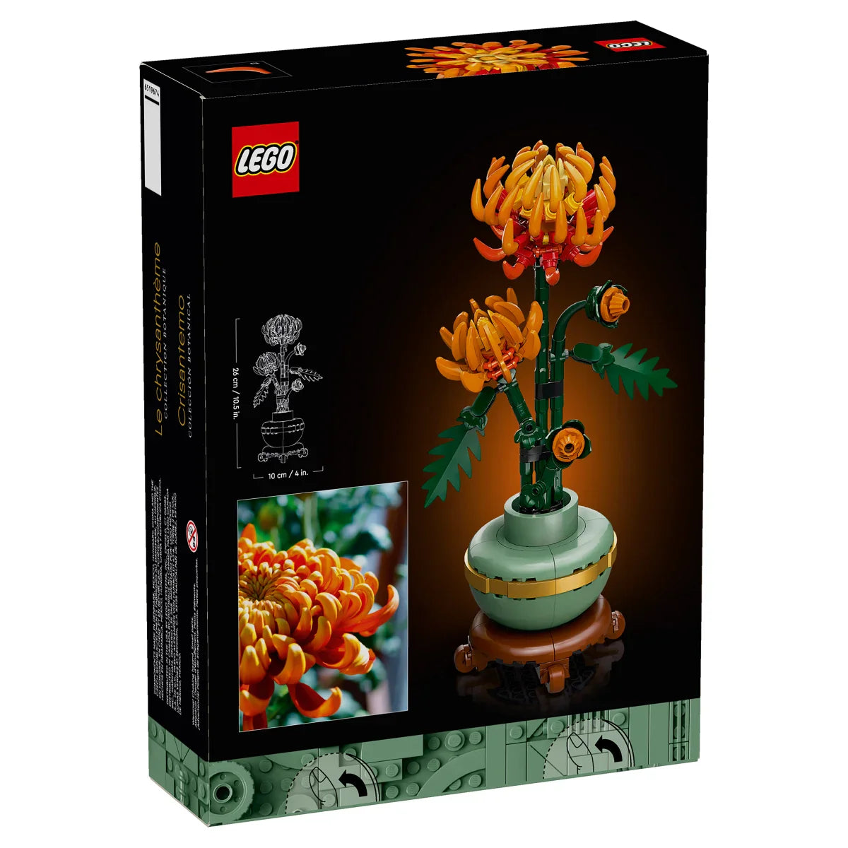 LEGO Icons Chrysanthemum Flower Décor Building Set for Home Décor