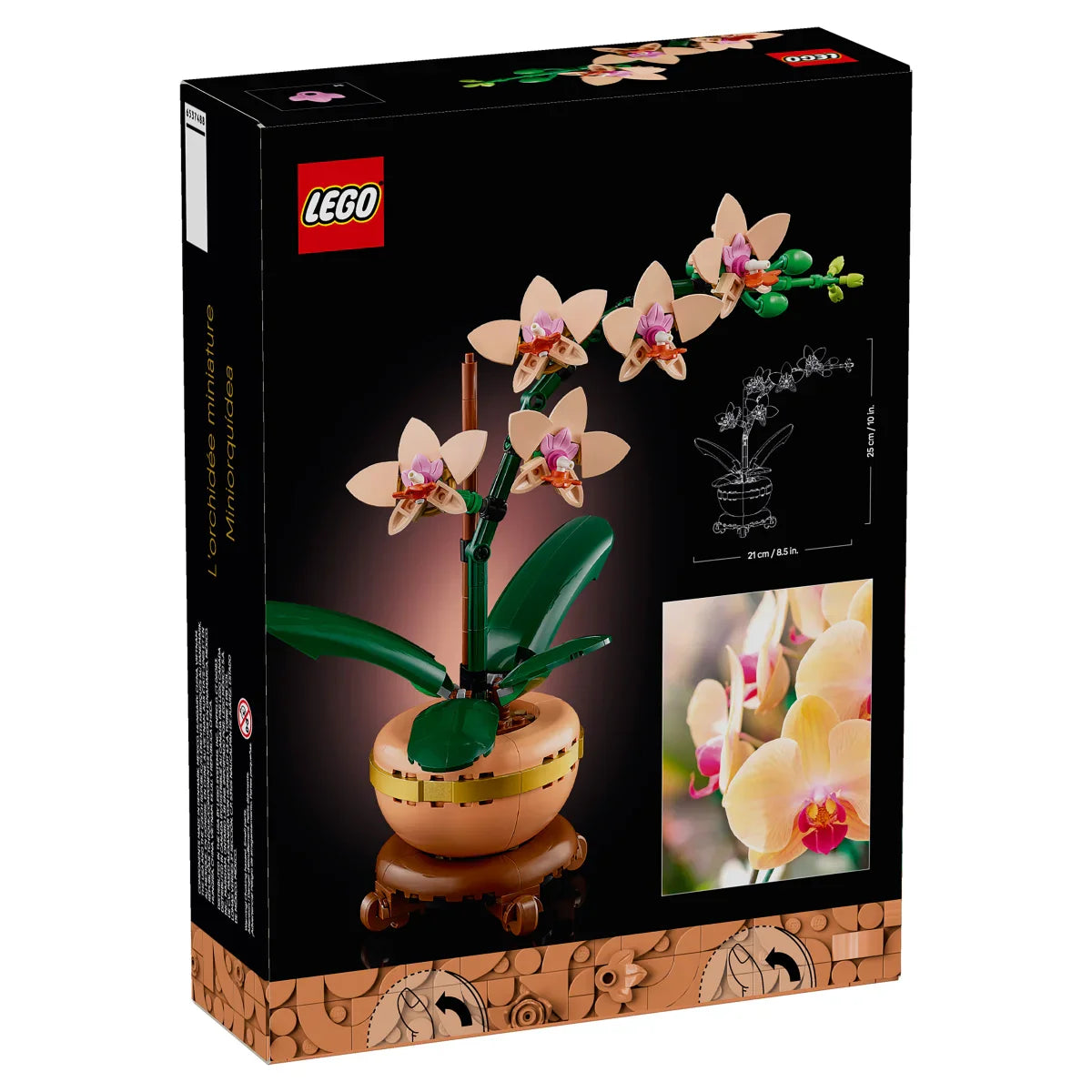 LEGO Botanicals Mini Orchid Building Set for Adults