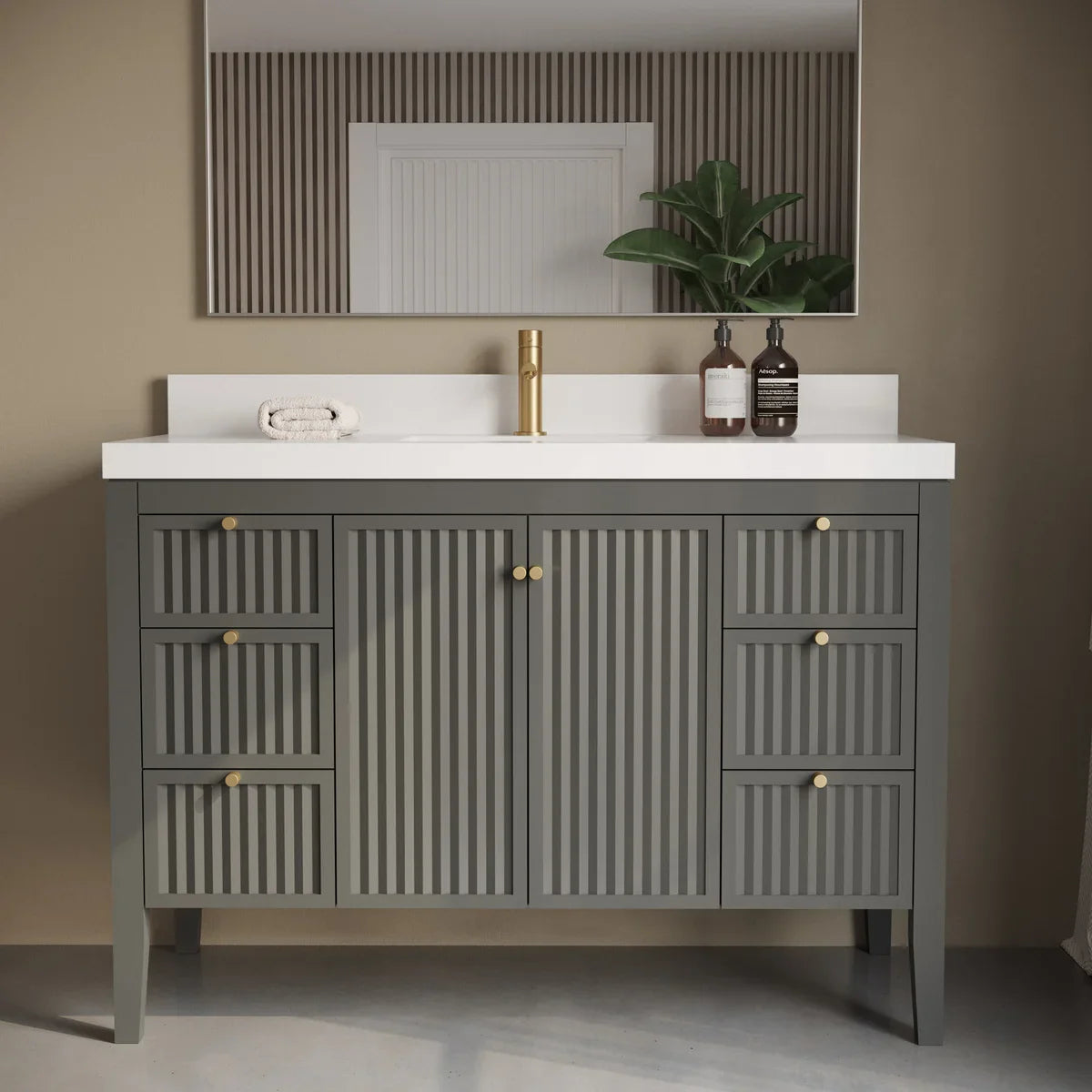 Forestmade Davos Bathroom Vanity in Grey