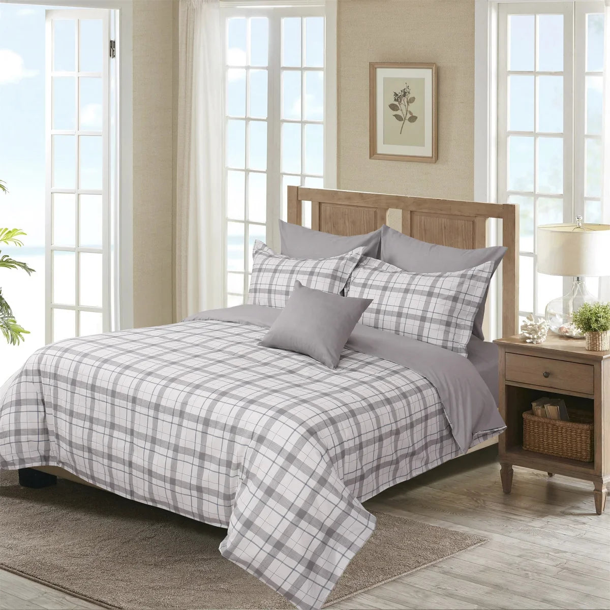 North Home - Cotton 4-piece Duvet Cover Set