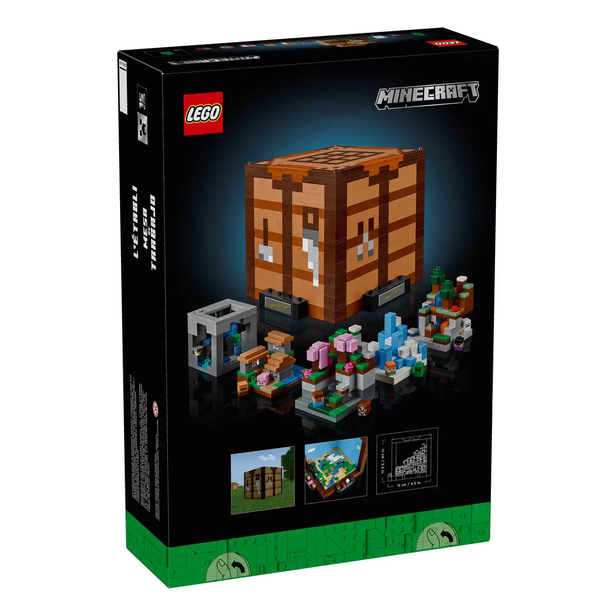 LEGO Minecraft The Crafting Table Build and Display Set for Adults