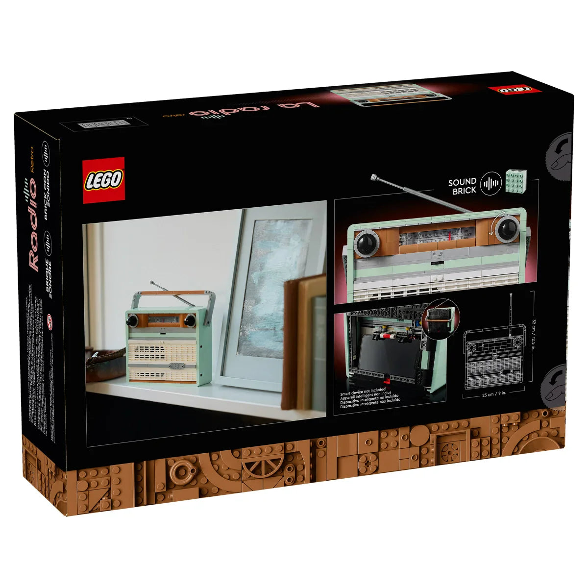 LEGO Icons Retro Radio Building Set for Adults