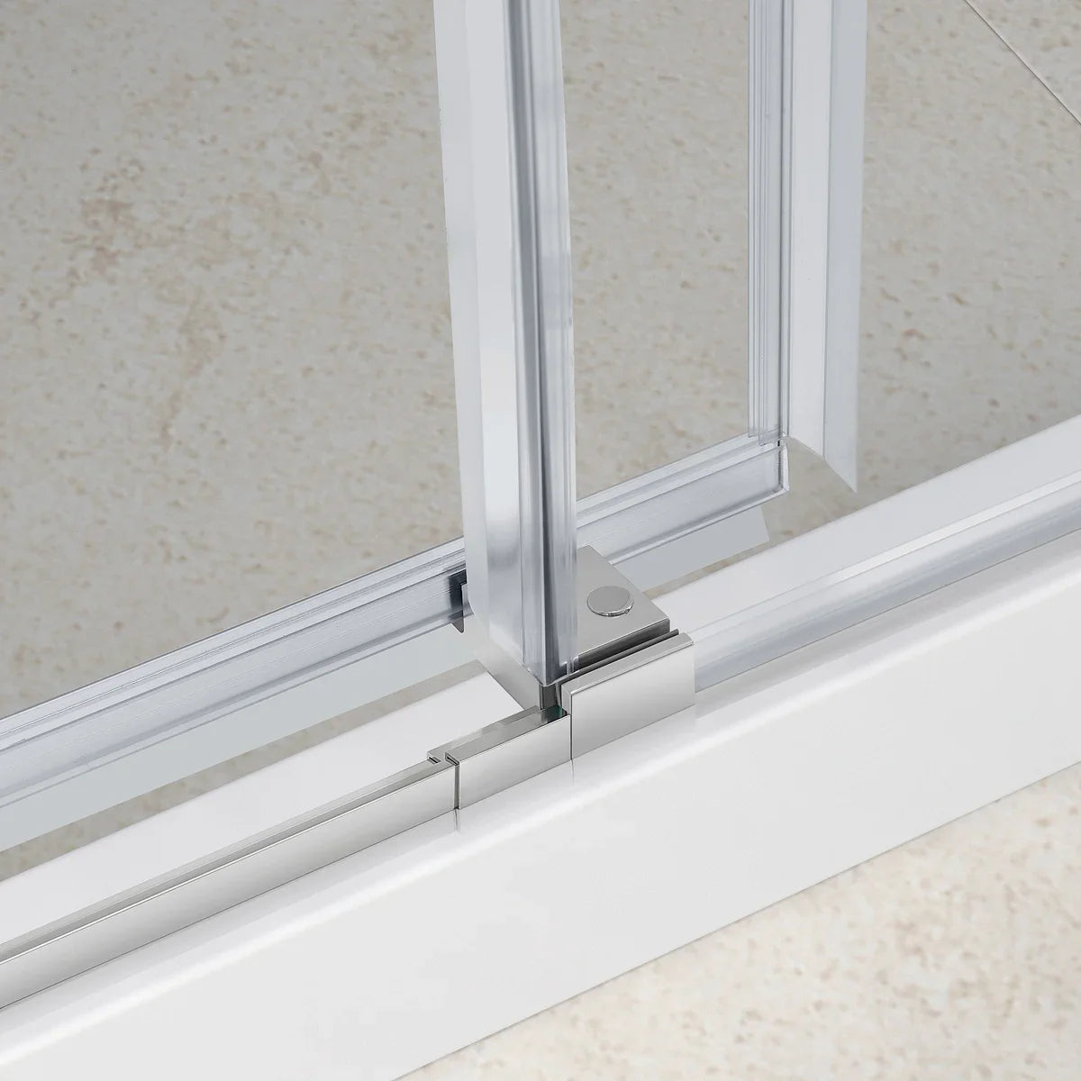 OVE Decors Dayton Frameless Glass Alcove Shower Door